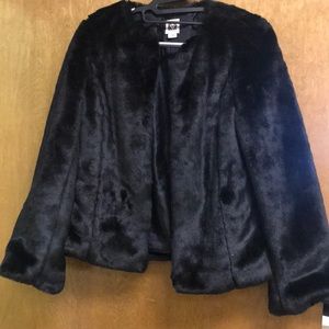 Anne Klein faux fur blazer